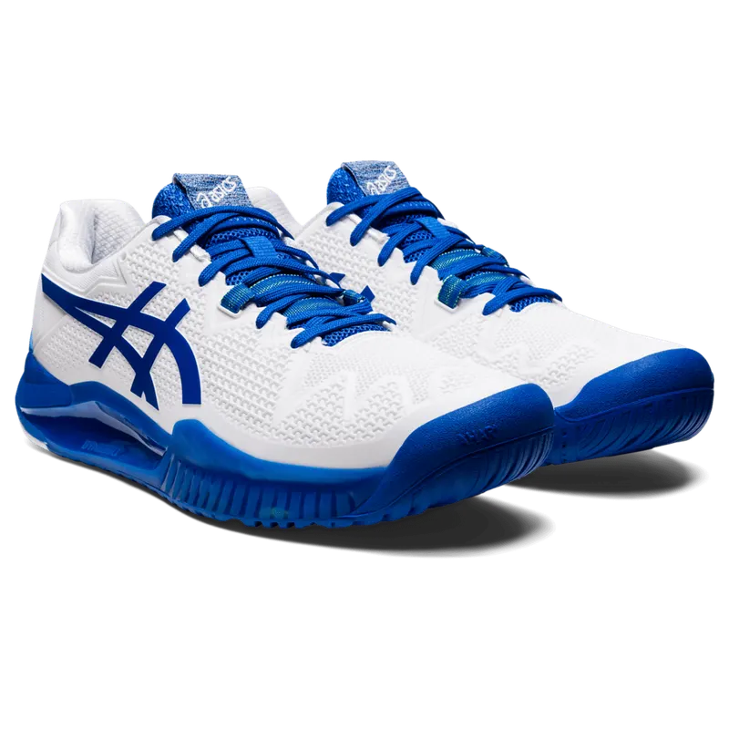 Asics GEL-RESOLUTION 8 White/Tuna Blue (1041A345.960)