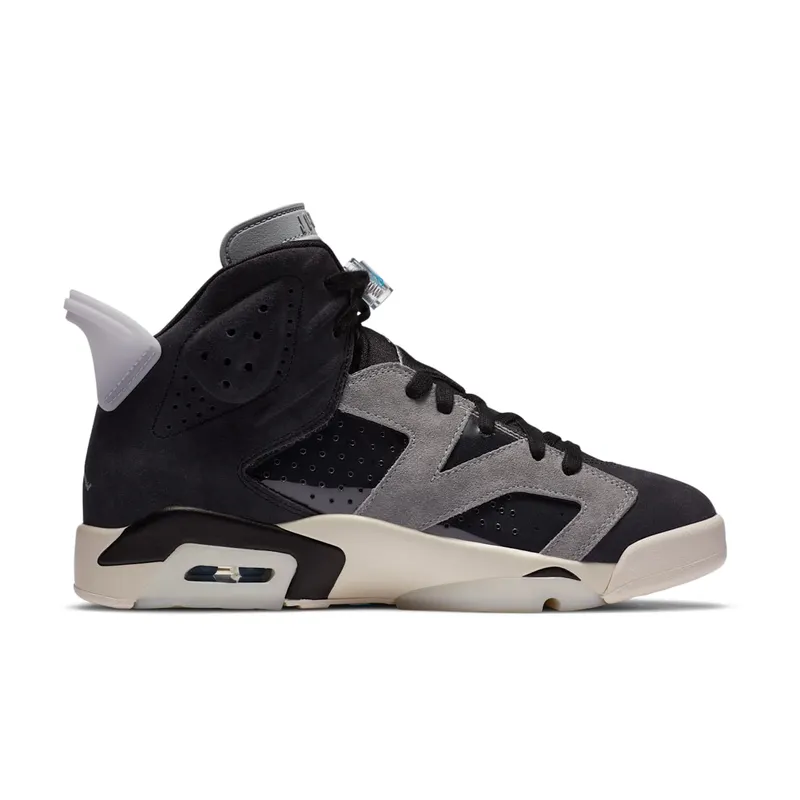 Jordan 6 Retro Tech Chrome (W) Black/Light Smoke Grey-Sail-Chrome (CK6635-001)