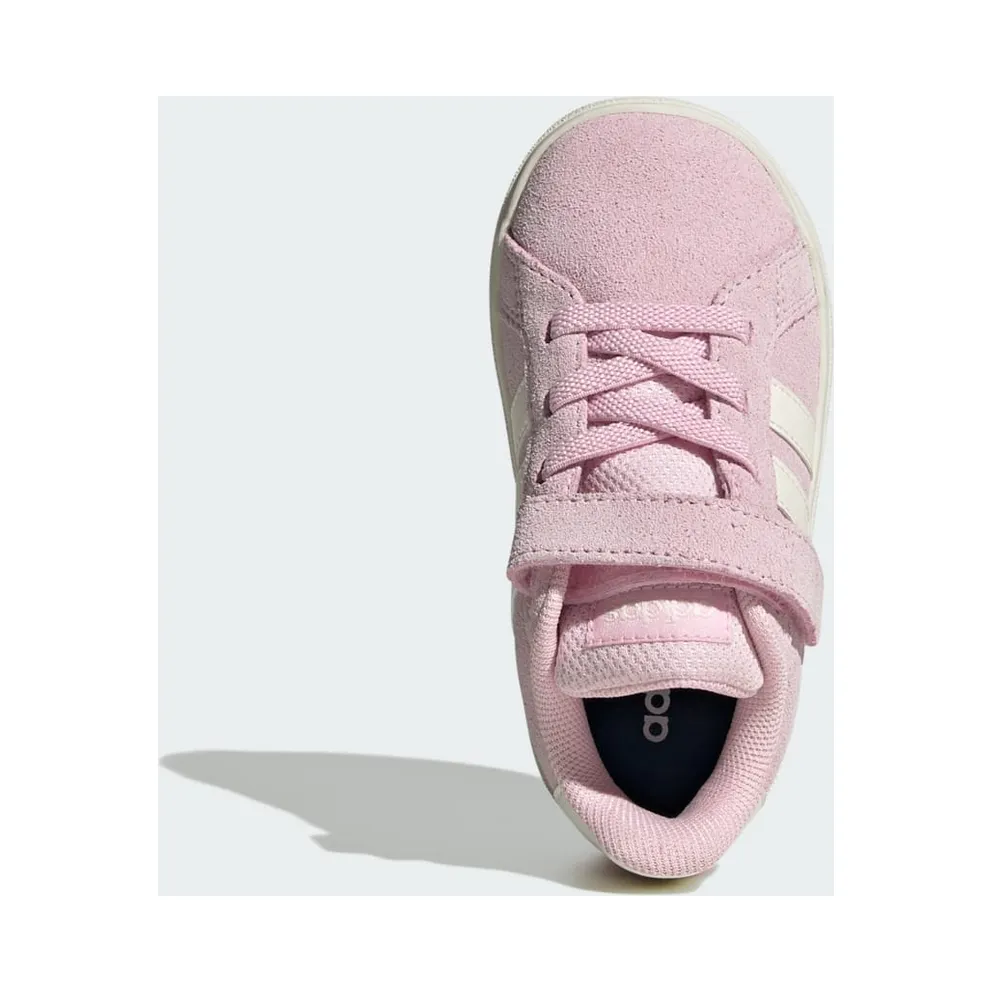 Adidas Grand Court 2.0 Kids Clear Pink / Off White / Gold Metallic (JR0781)