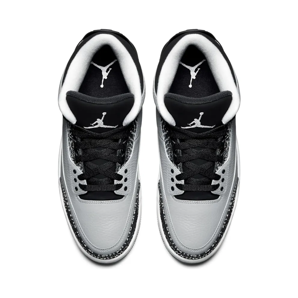 Jordan 3 Retro Wolf Grey Wolf Grey/Metallic Silver-Black-White (136064-004)
