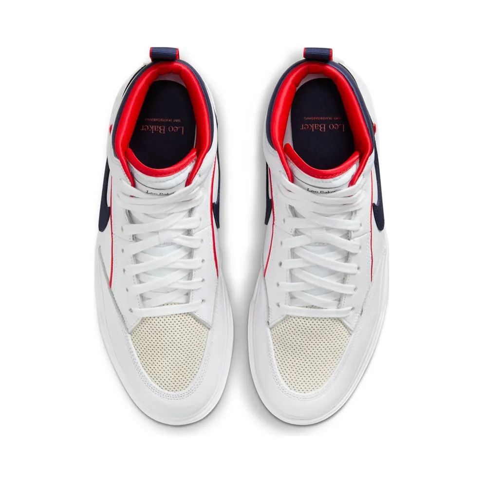 Nike SB React Leo PRM White Midnight Navy (FD0268-100)