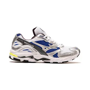 Mizuno Wave Rider White Silver Surf The Web (D1GA210406)