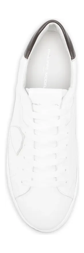 Philippe Model Temple Logo-patch Leather “White” (BTLU VZ01) (3)