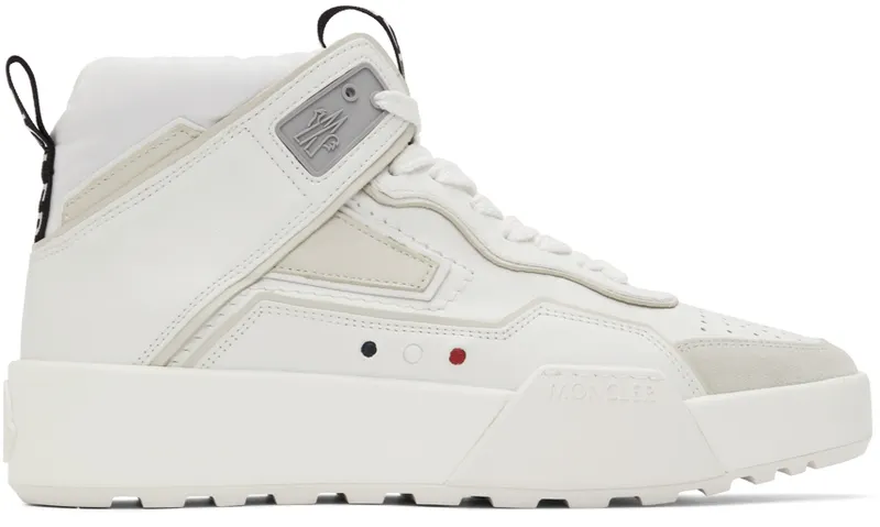 Moncler White Promyx Space High Sneakers (H109A4M0032002SS6)