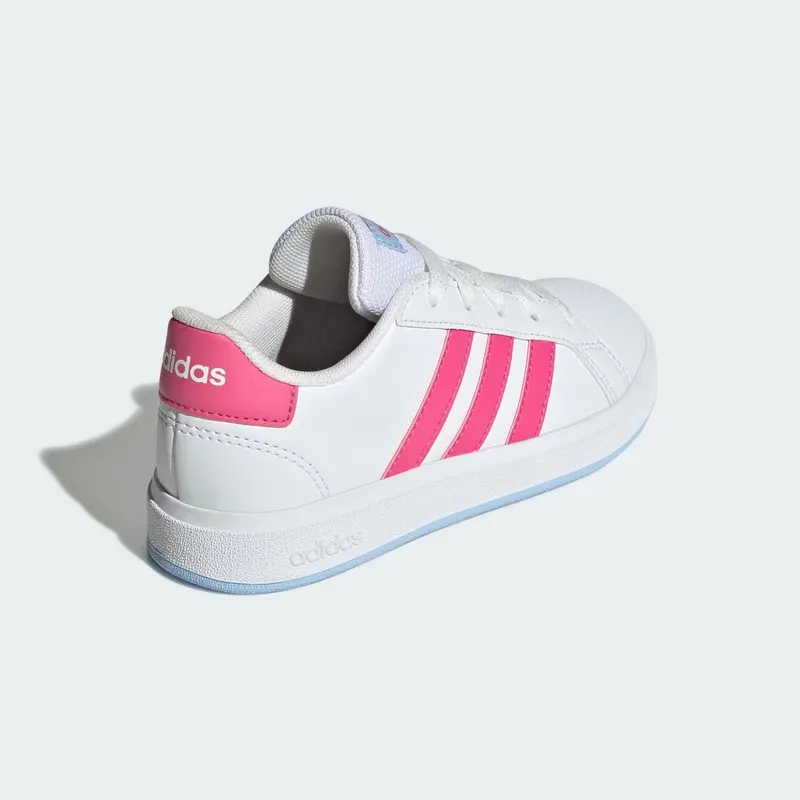 Adidas Grand Court Lifestyle Tennis Lace-Up Cloud White / Pulse Magenta / Glow Blue (JI0971)