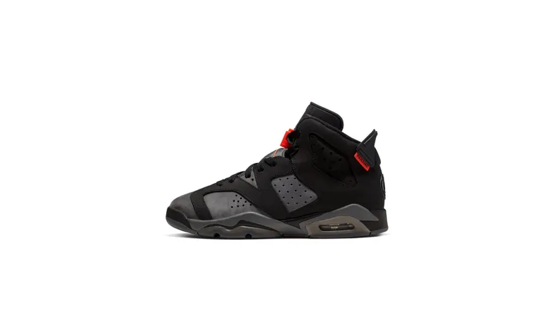 Jordan 6 Retro PSG Paris Saint-Germain (GS) Iron Grey/Infrared 23-Black (CN1078-001)