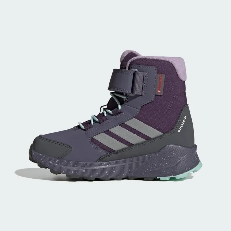 Adidas Terrex Trailmaker 2 High CLIMAWARM+ Kids Aurora Plum / Matte Silver / Semi Flash Aqua (JS2935)