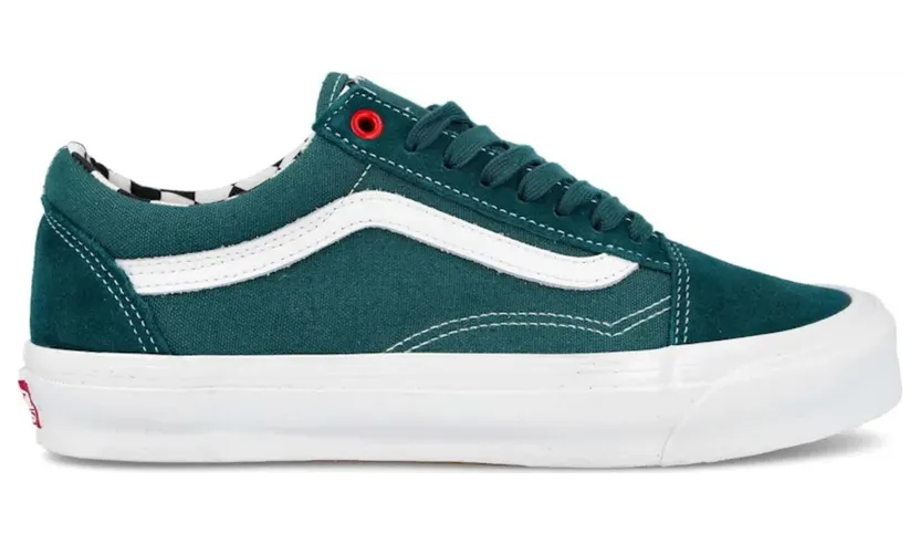 Vans Green Ray Barbee Edition OG Old Skool LX Sneakers (VN0A4P3X92L)