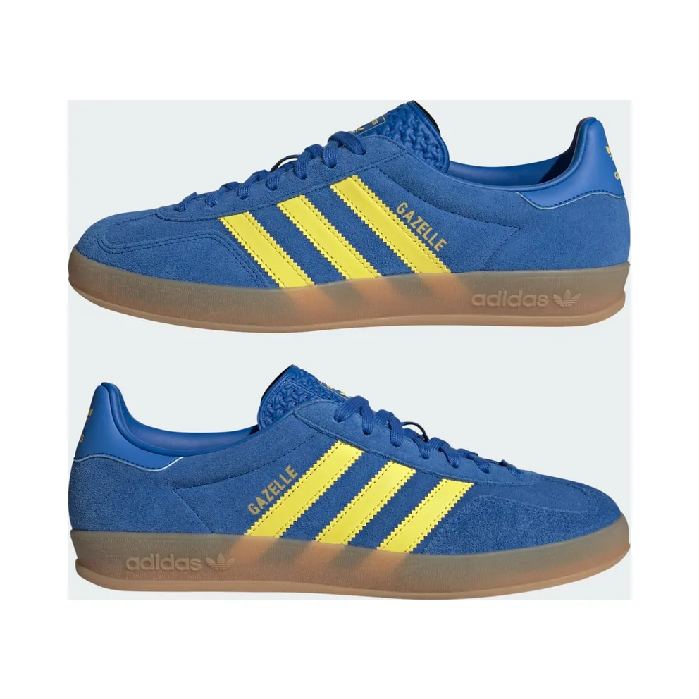 Adidas Gazelle Indoor Blue / Pure Sulfur / Gum (JQ2691)