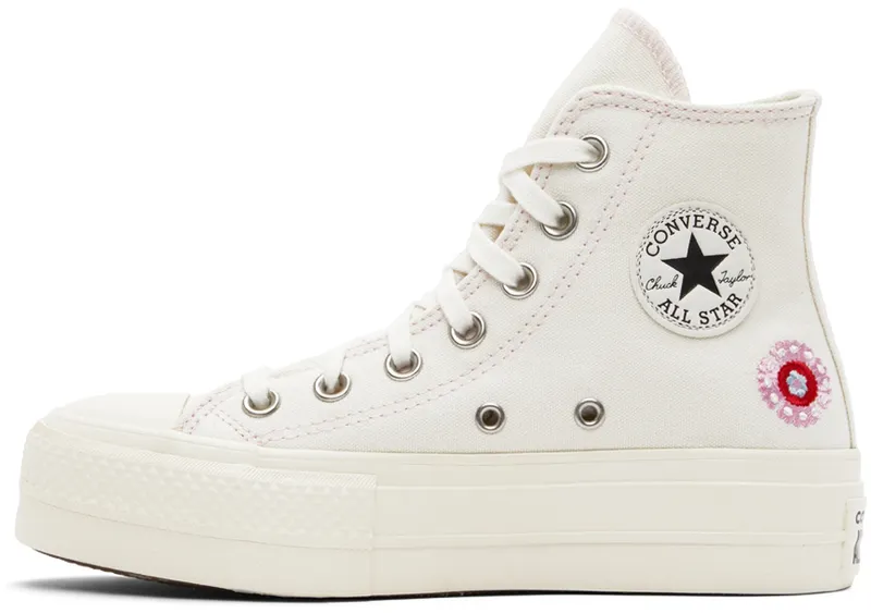 Converse Chuck Taylor All Star Lift Platform Floral Embroidery (A02198C)