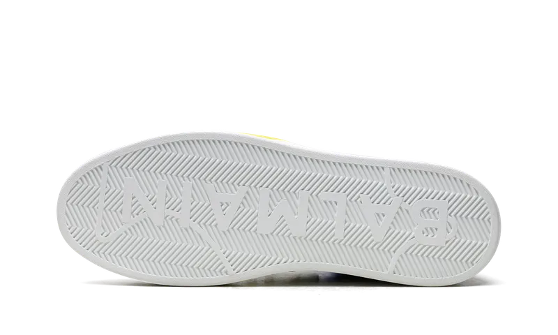 Balmain B Court Trainer Low “Volt Blue” (YM0VI292TMMP)