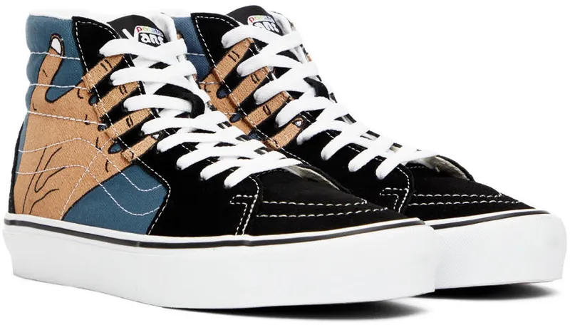 Vans Black & Blue Imran Potato Edition SK8-Hi VR3 LX Sneakers (VN0A5EE7B7F1)