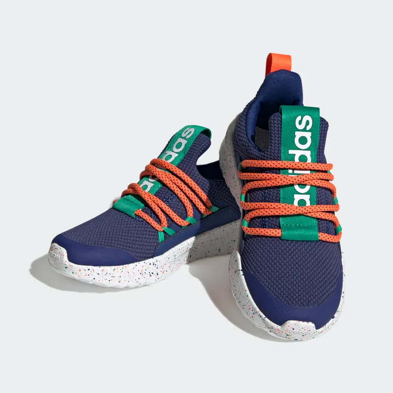 Adidas Lite Racer Adapt 4.0 Lifestyle Running Slip-On Lace Victory Blue / Dark Blue / Court Green (HQ3751)