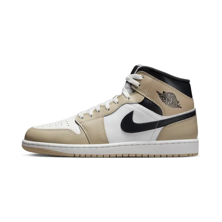Jordan 1 Mid Summit White Off Noir “Summit White / Rattan / Off-Noir” (DQ8426-153)
