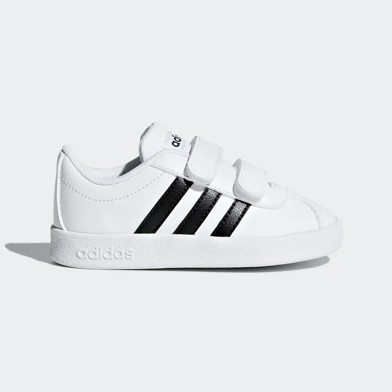 Adidas VL Court 2.0 Cloud White / Core Black / Cloud White (DB1839)