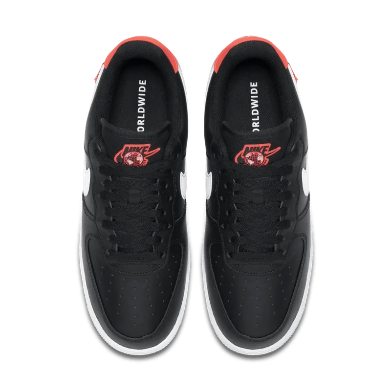 Nike Air Force 1 Low Worldwide Black Flash Crimson White Black/Flash Crimson-White (CK7648-001)