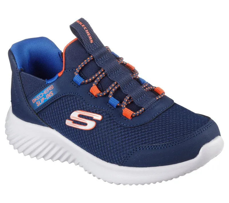 Skechers Slip-ins: Bounder – Brisk-Burst Sneaker Marine/Blue
