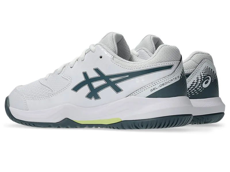 ASICS GEL-DEDICATE 8 GS “White / Ironclad” (1044A077-108)