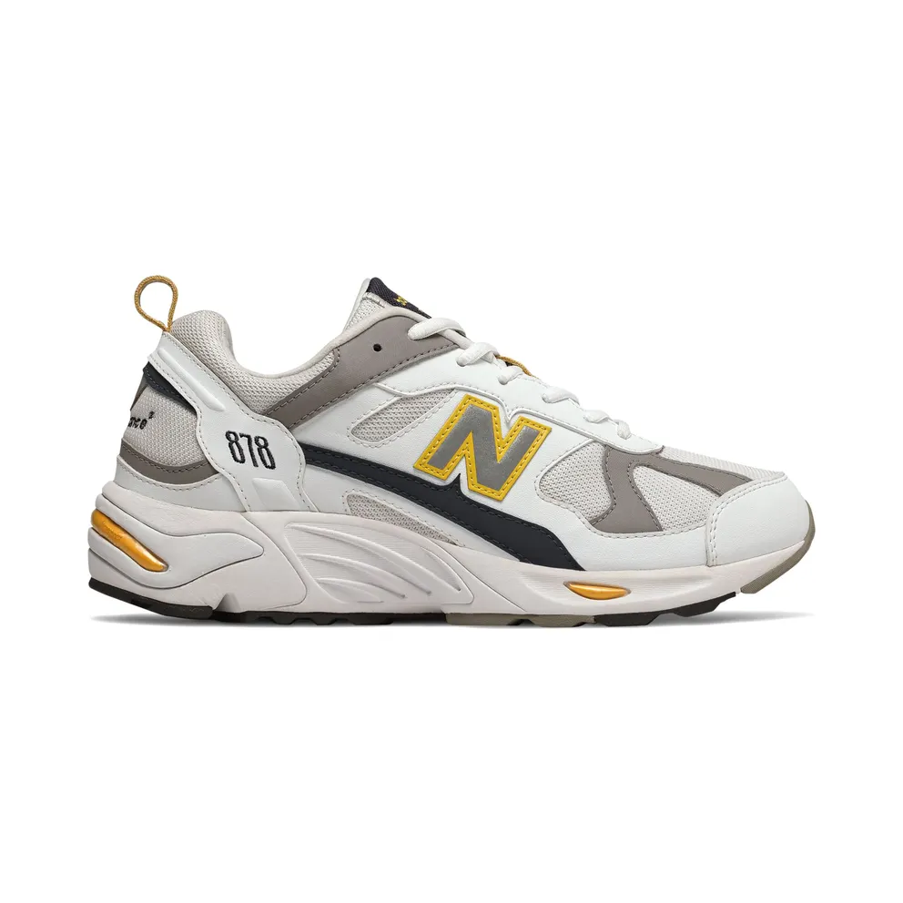 New Balance CM878 White Grey White/Grey/Yellow (CM878TCA)
