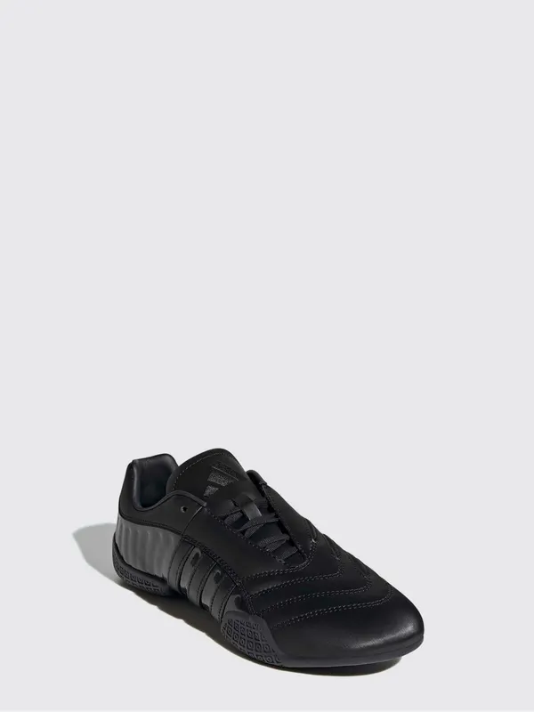 Adidas Originals Taekwondo Faux Leather Sneakers Black (NHQ9182)