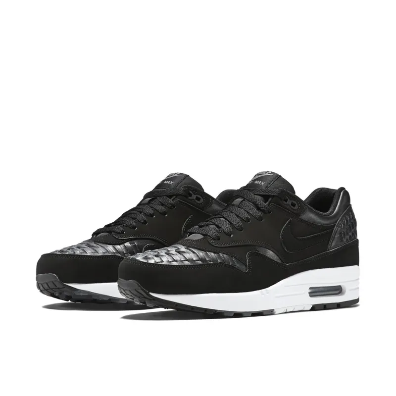 Nike Air Max 1 Woven Black Dark Grey (2015) (725232-001)