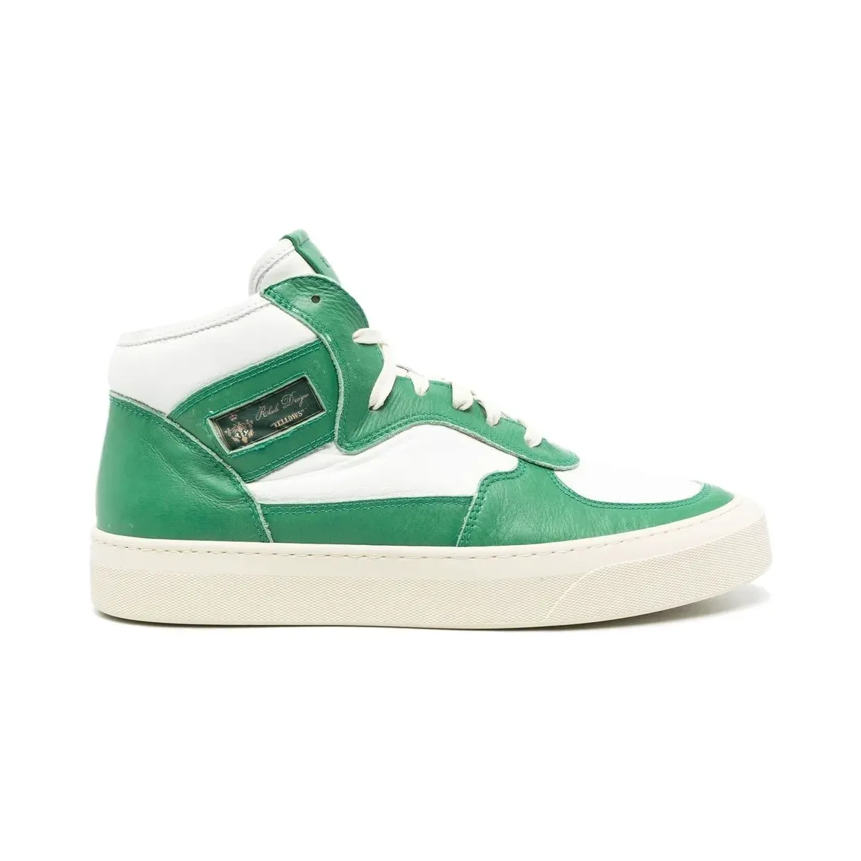 Rhude High-Top-Sneakers mit Schnürung “Green” (RHSS23FO264892950118)