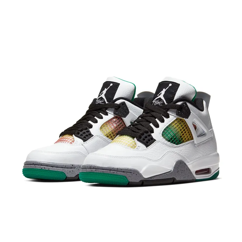 Air Jordan WMNS 4 ‘Rasta’ University Red Lucid Green (2020) (AQ9129-100)