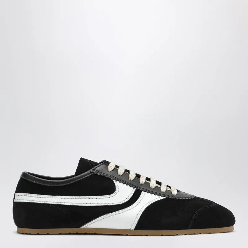 Dries Van Noten Schwarzer und weißer und Wildleder 0217000133/ (0217000133)