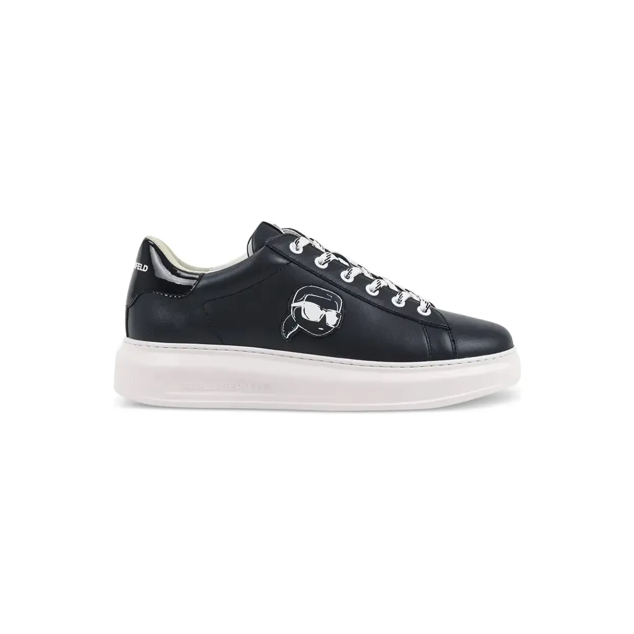Karl Lagerfeld Kapri met plateauzool “Black” (KL52571N0AA)