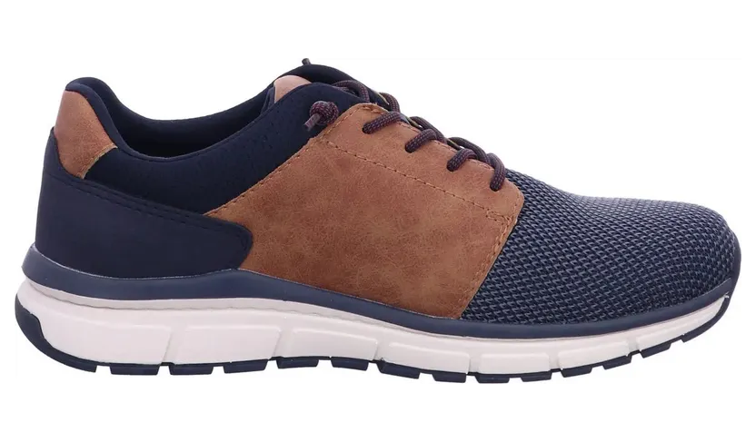 Bugatti sneaker dark blue/cognac (332-AOS61-6950-4163)