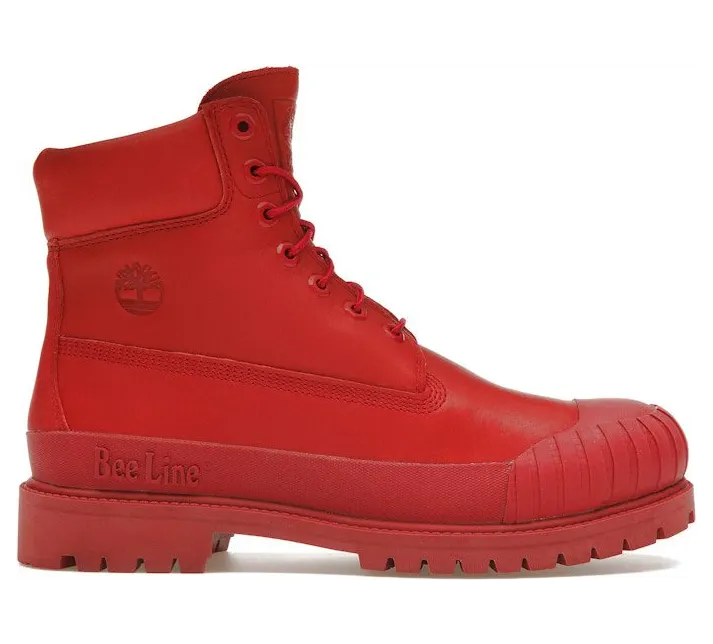Timberland 6″ Boot Premium Bee Line Rubber Toe WP Red Nubuck (TB0A5ZQ3626)