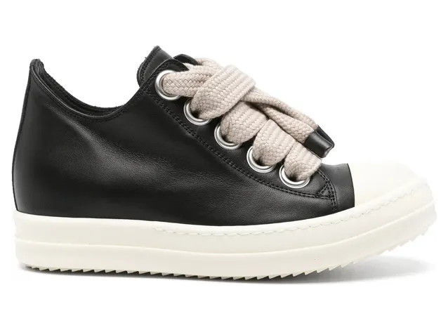 Rick Owens Oversized-lace Leather “Black” (RP02F5883 LCOW2 911)