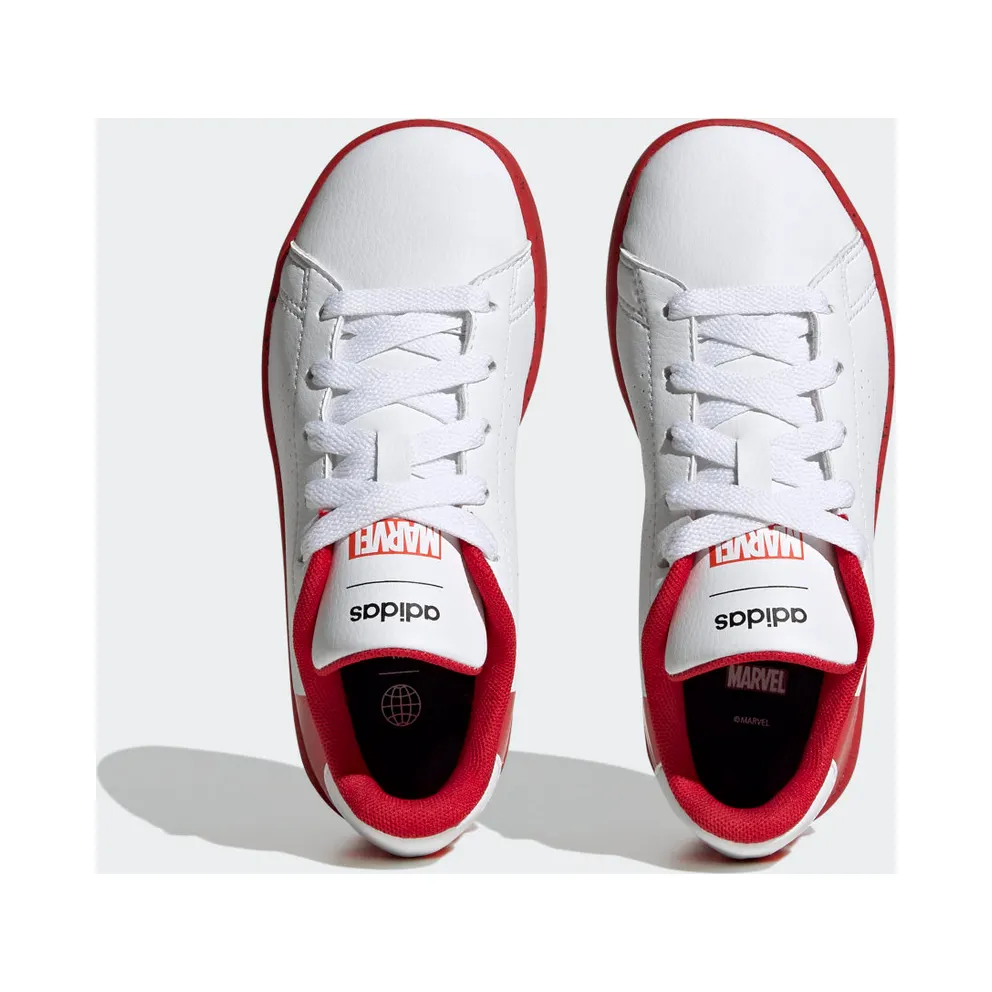 Adidas adidas x Marvel Advantage Spider-Man Lace Cloud White / Cloud White / Better Scarlet (HQ8838)