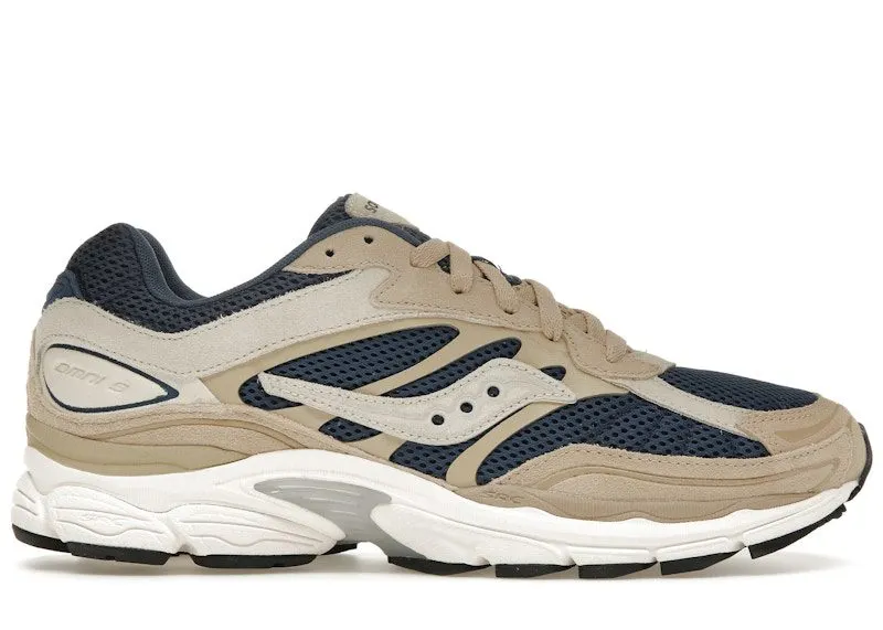 Saucony ProGrid Omni 9 Premium Beige Navy Blue (S70740-4)