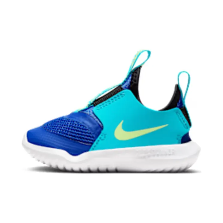 Nike Flex Runner “Hyper Blue / Oracle Aqua / Black / Ghost Green” (AT4665-406)