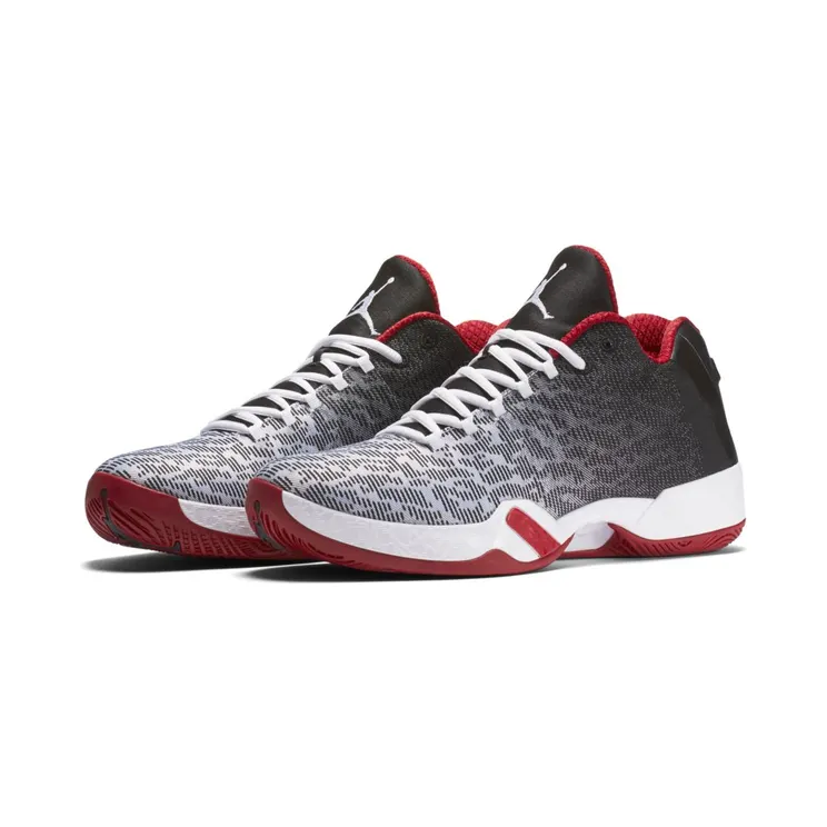 Air Jordan 29 Low ‘Bulls’ Black/Team Red/Cement Grey/White (828051-101)