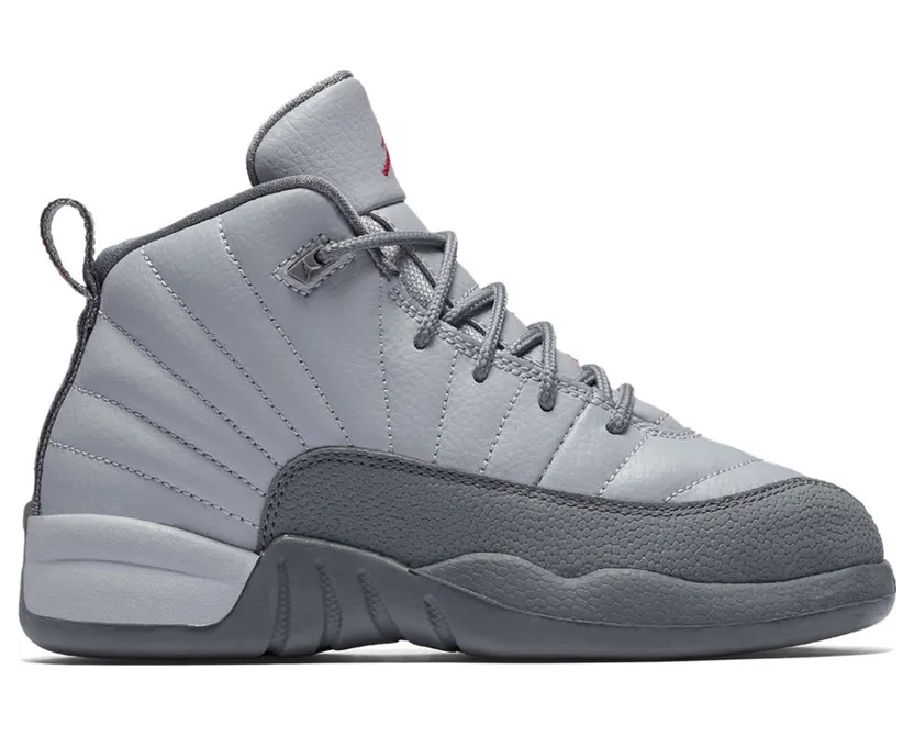 Jordan 12 Retro Wolf Grey Vivid Pink (PS)