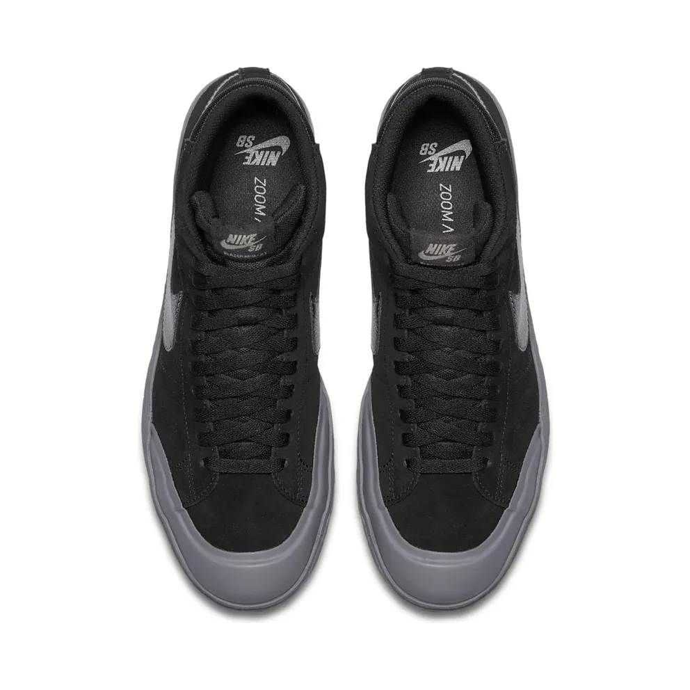 Nike Sb Blazer Zoom Mid Black/Black/Metallic Pewter (876872-006)