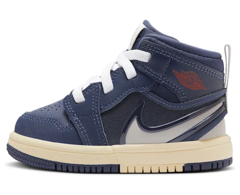 Jordan 1 Mid RM EasyOn TD “Midnight Navy Varsity Red Muslin Atmosphere Grey” (FQ1283-400)