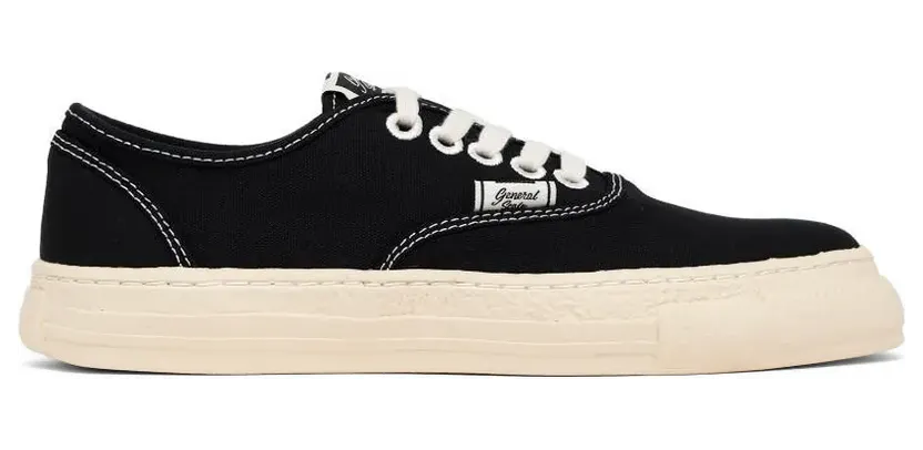 Maison Mihara Yasuhiro Past Sole mit Ziernaht “Black” (S16FW702)
