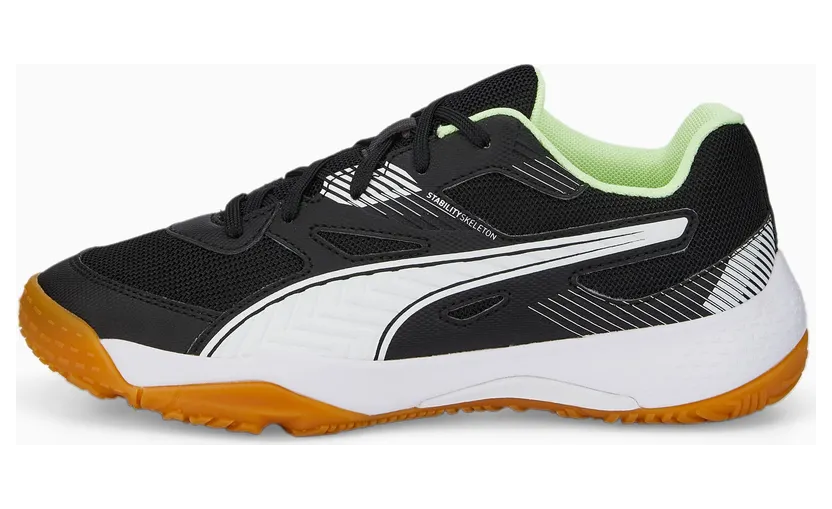 Puma Solarflash II Indoor Sports Shoes Youth Wit/Zwart (106883-01)