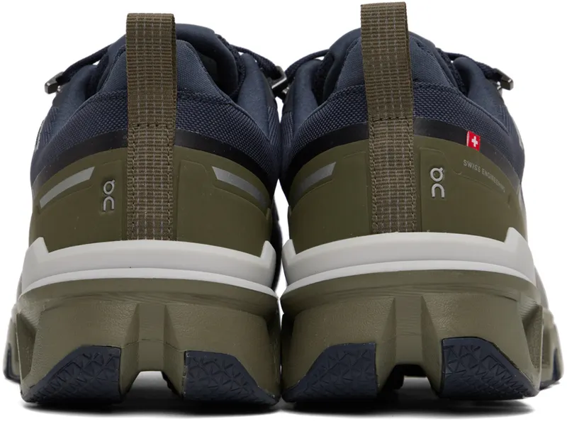 On Navy Waterproof Cloudwander Sneakers (73.98604)