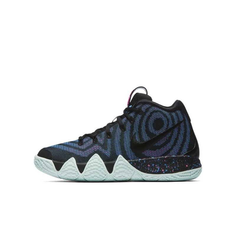 Nike Kyrie 4 80s Decades Pack (GS) Black/Black-Laser Fuchsia (AA2897-007)