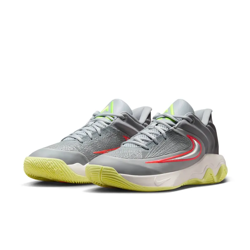 Nike Giannis Immortality 4 Wolf Grey Luminous Green (FQ3680-009)