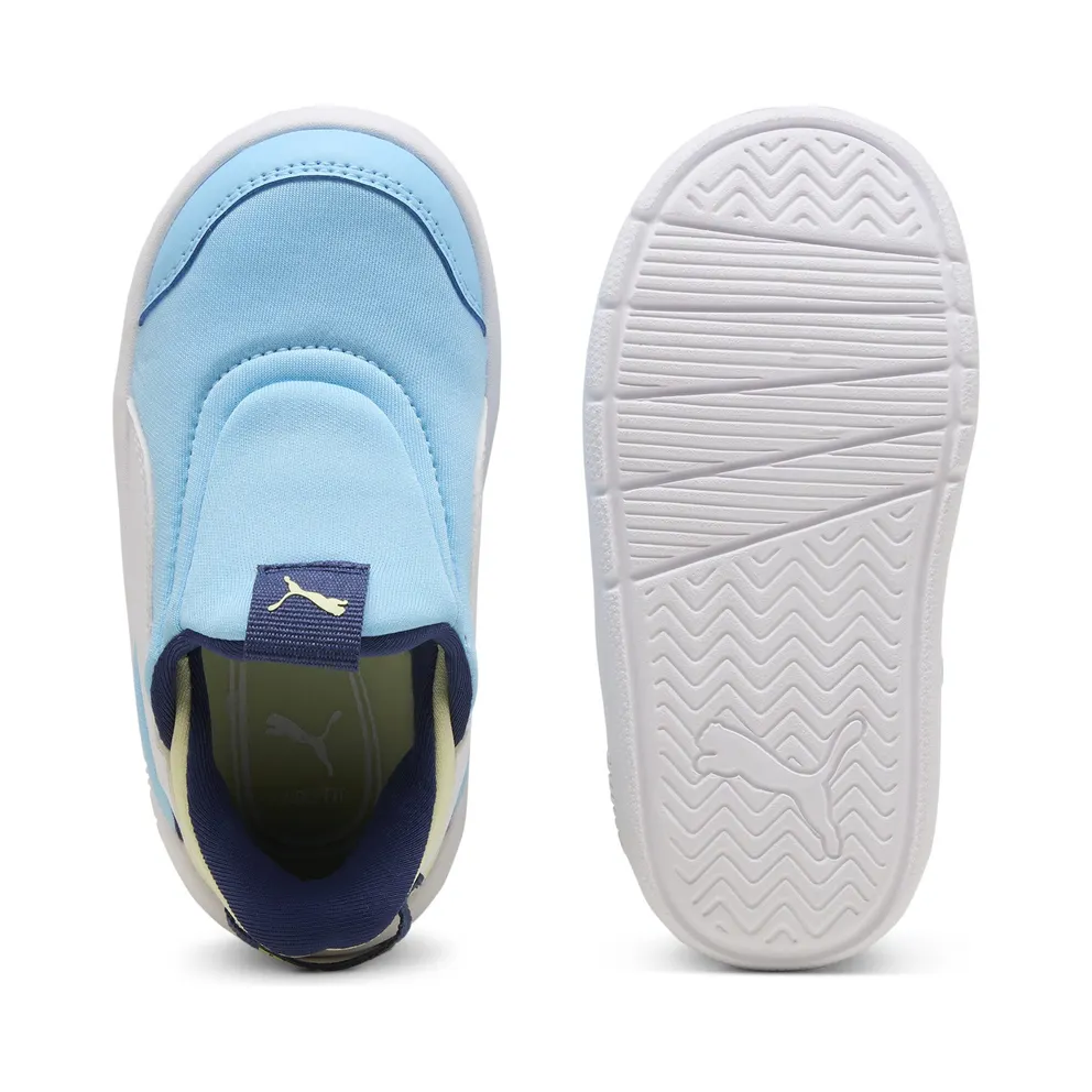 Puma Courtflex v3 SLIPTECH™ “Vibrant Blue / Puma White / Apple Spritz” (399735_10)
