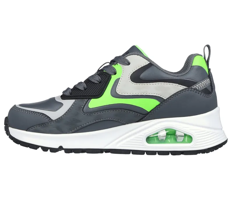 Skechers UNO Gen1 – Color Surge Sneaker Houtskool/Limoen