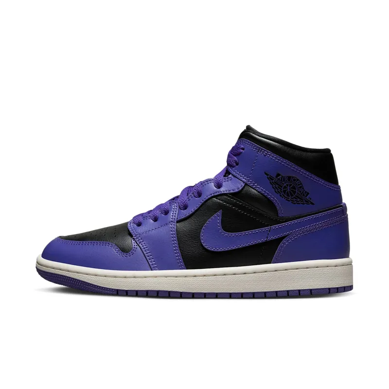 Jordan 1 MID “Black/Purple” (BQ6472-051)