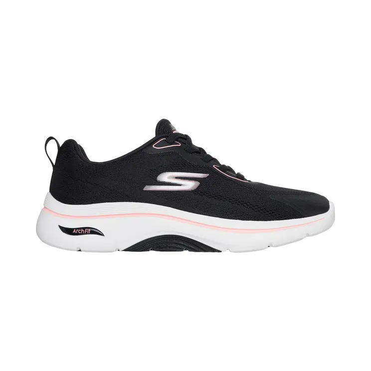Skechers GO Walk Arch Fit 2.0 “Cassy Black / Pink” (125346BKPK)