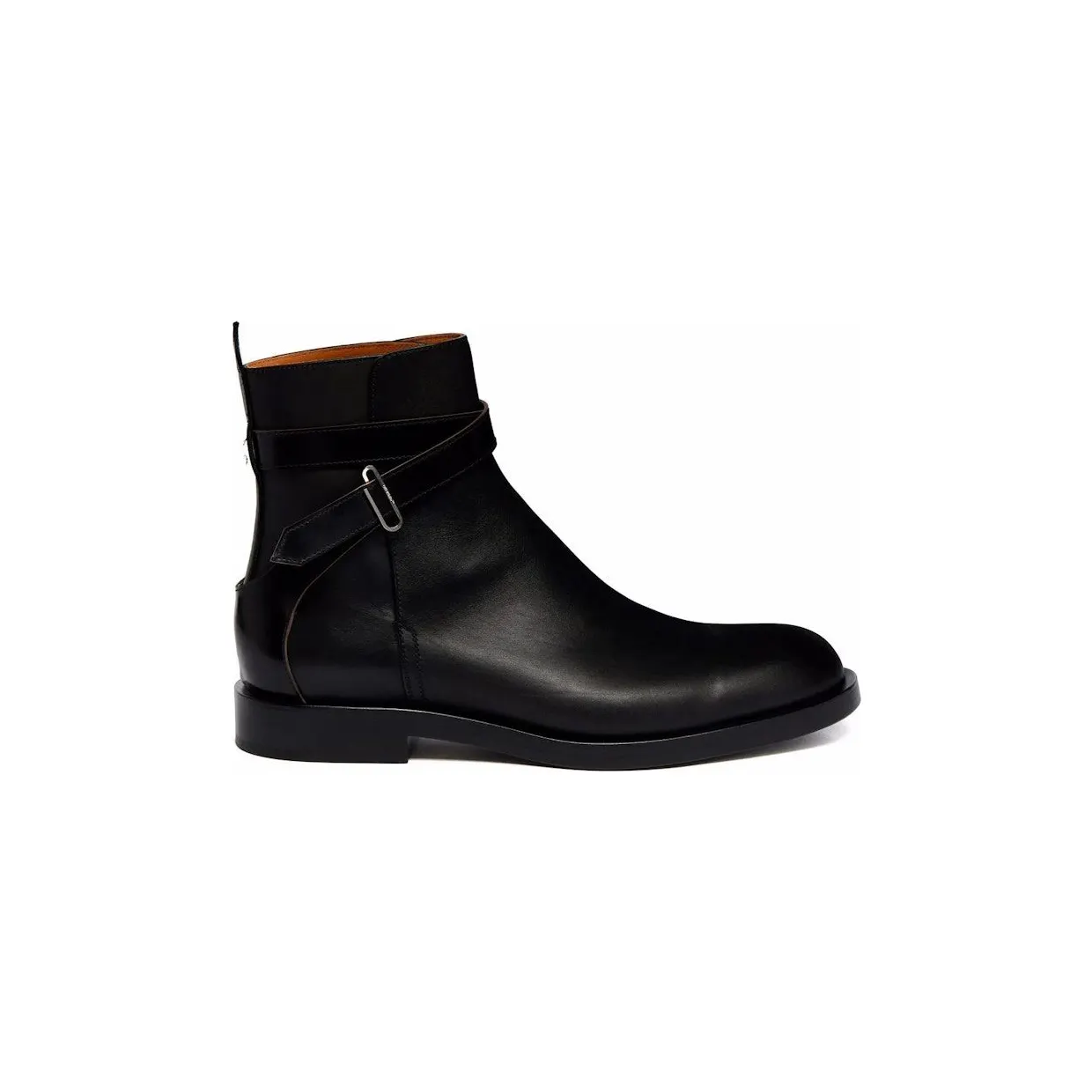 OFF-WHITE Paperclip Ankle Boots Black (OMID009F21LEA0011010)
