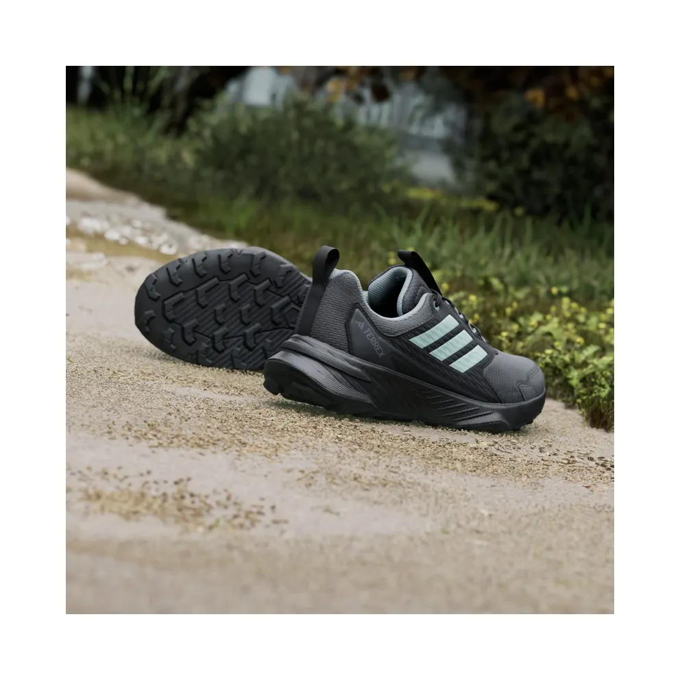 Adidas Terrex Tracefinder 2 CLIMAPROOF Trailrunning Carbon / Semi Flash Aqua / Grey Six (JI0278)
